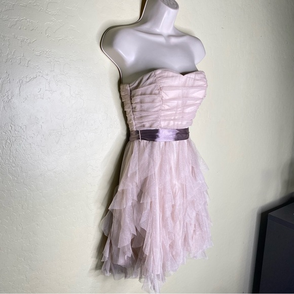 Sparkly Strapless Homecoming Special Occasion Dress Size 7 - Picture 9 of 16